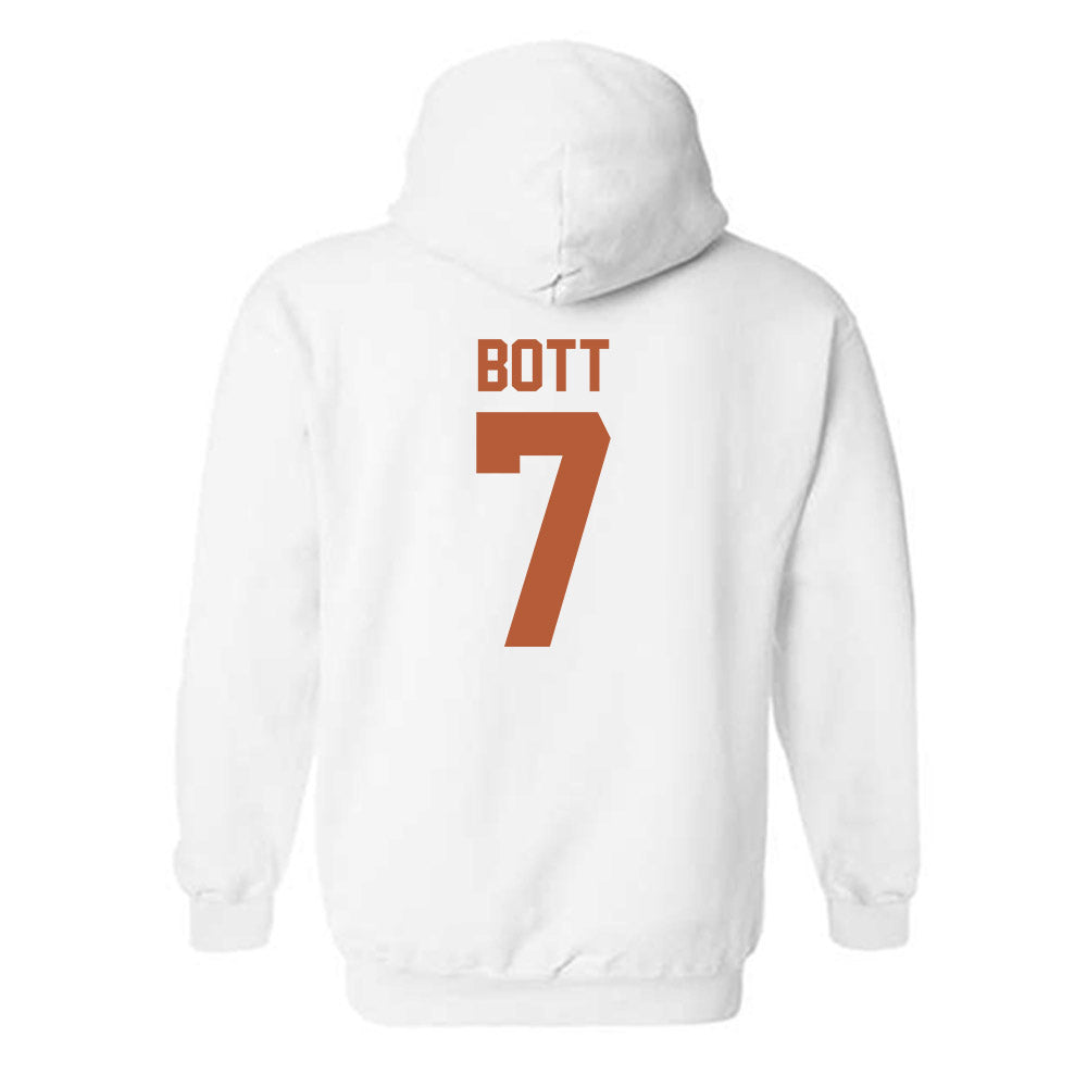 Texas - NCAA Men's Basketball : Cole Bott - Classic Shersey Hooded Sweatshirt-1