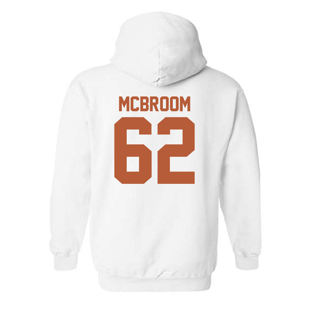 Texas - NCAA Football : Rick Mcbroom - Classic Shersey Hooded Sweatshirt-1