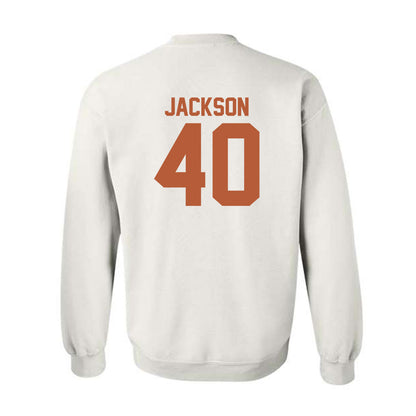 Texas - NCAA Football : Lance Jackson - Classic Shersey Crewneck Sweatshirt-1