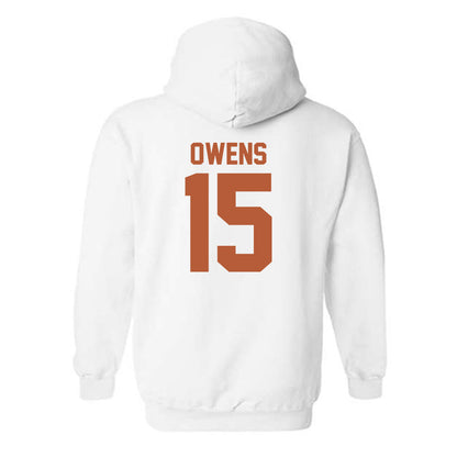 Texas - NCAA Football : Trey Owens - Classic Shersey Hooded Sweatshirt-1