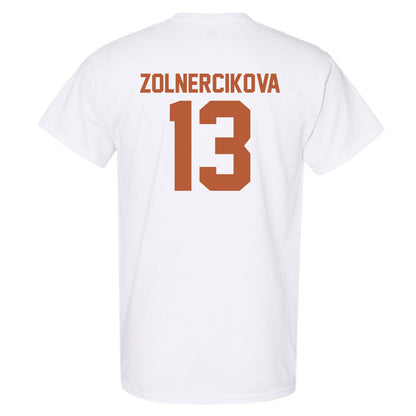 Texas - NCAA Beach Volleyball : Karin Zolnercikova - Classic Shersey T-Shirt-1