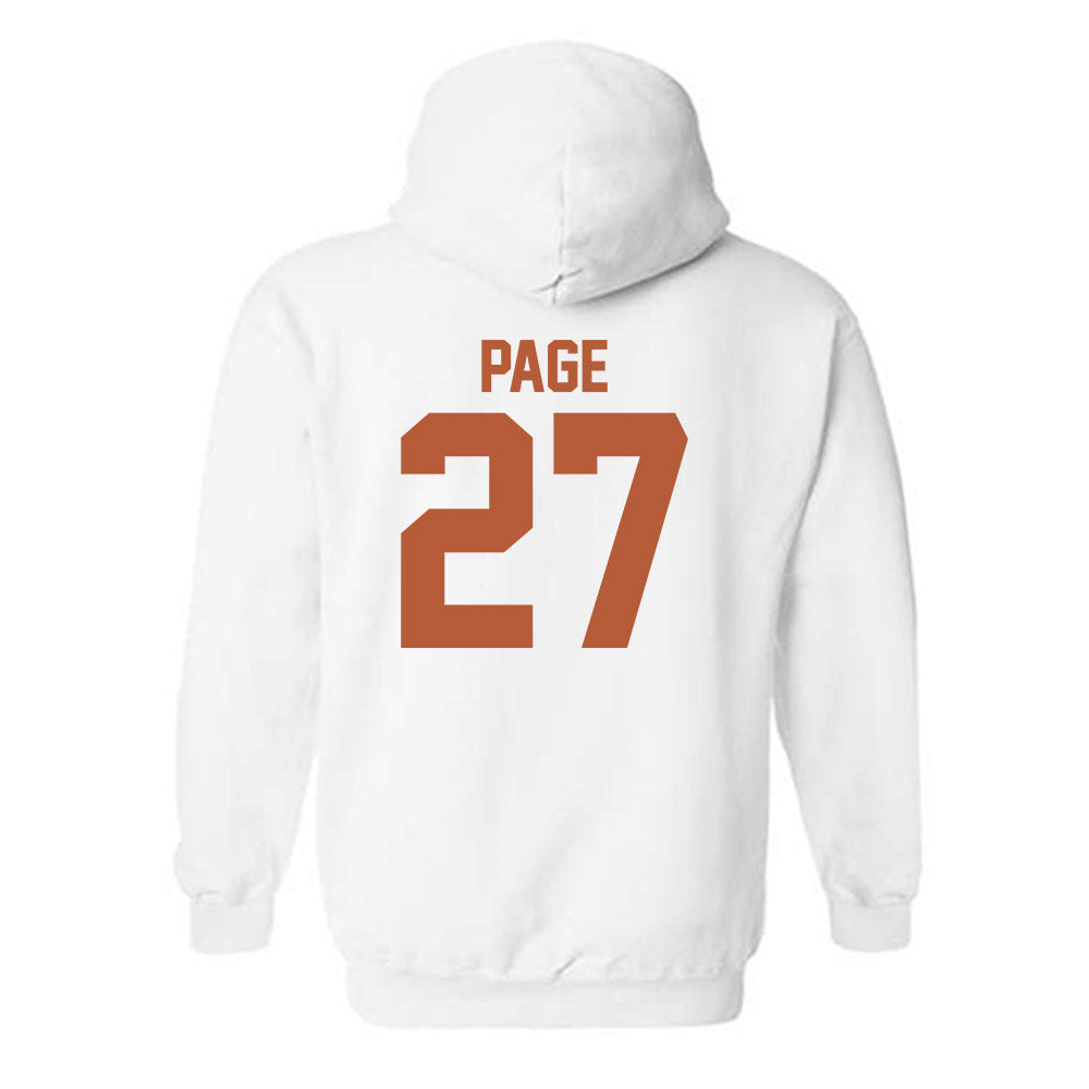 Texas - NCAA Football : Colin Page - Classic Shersey Hooded Sweatshirt