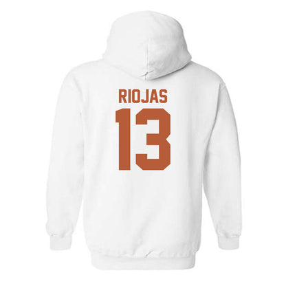 Texas - NCAA Baseball : Ruger Riojas - Classic Shersey Hooded Sweatshirt-1
