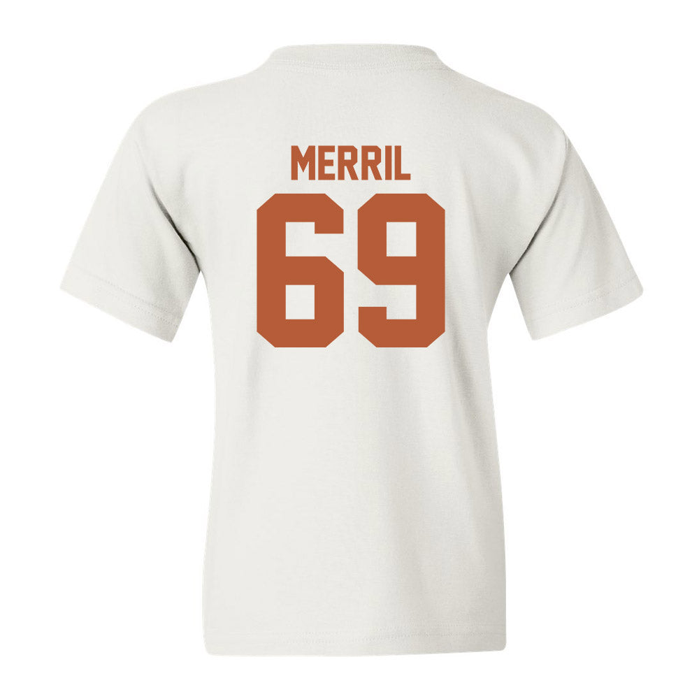 Texas - NCAA Football : Max Merril - Classic Shersey Youth T-Shirt