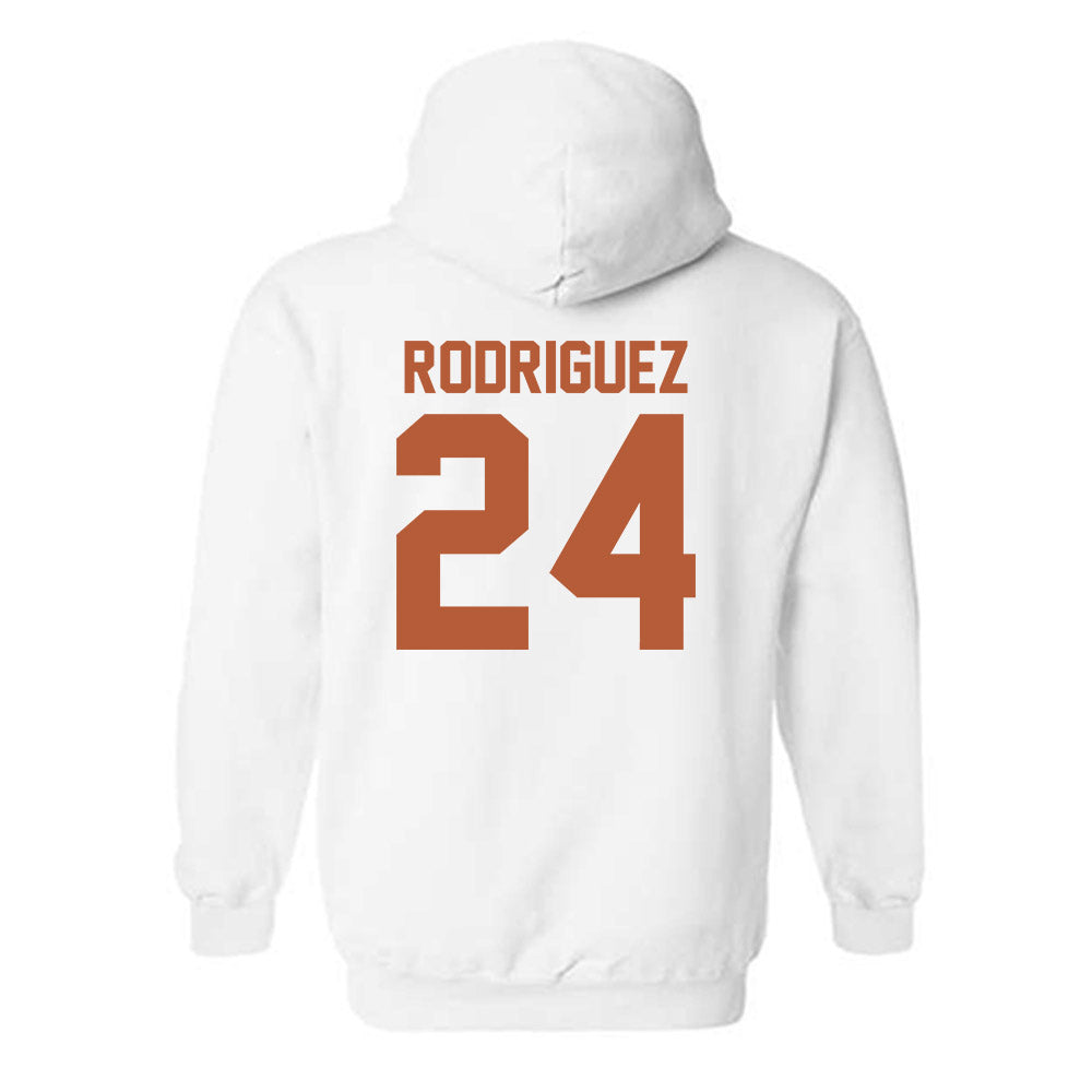Texas - NCAA Baseball : Adrian Rodriguez - Classic Shersey Hooded Sweatshirt-1