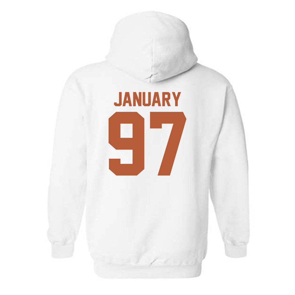 Texas - NCAA Football : Alex January - Classic Shersey Hooded Sweatshirt