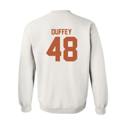 Texas - NCAA Football : Jackson Duffey - Classic Shersey Crewneck Sweatshirt-1