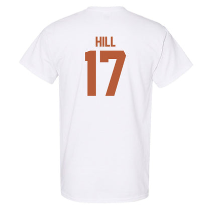 Texas - NCAA Baseball : Will Hill - Classic Shersey T-Shirt-1