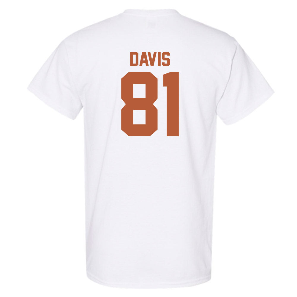 Texas - NCAA Football : Juan Davis - Classic Shersey T-Shirt