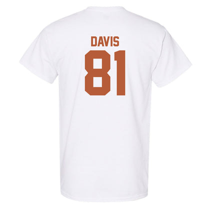 Texas - NCAA Football : Juan Davis - Classic Shersey T-Shirt