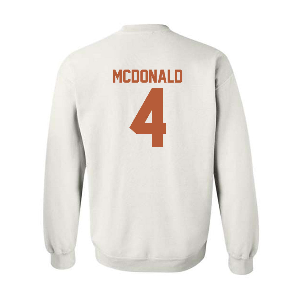 Texas - NCAA Football : Jelani McDonald - Classic Shersey Crewneck Sweatshirt-1