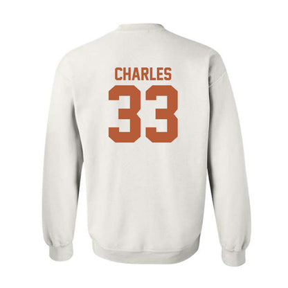 Texas - NCAA Football : Myron Charles - Classic Shersey Crewneck Sweatshirt-1
