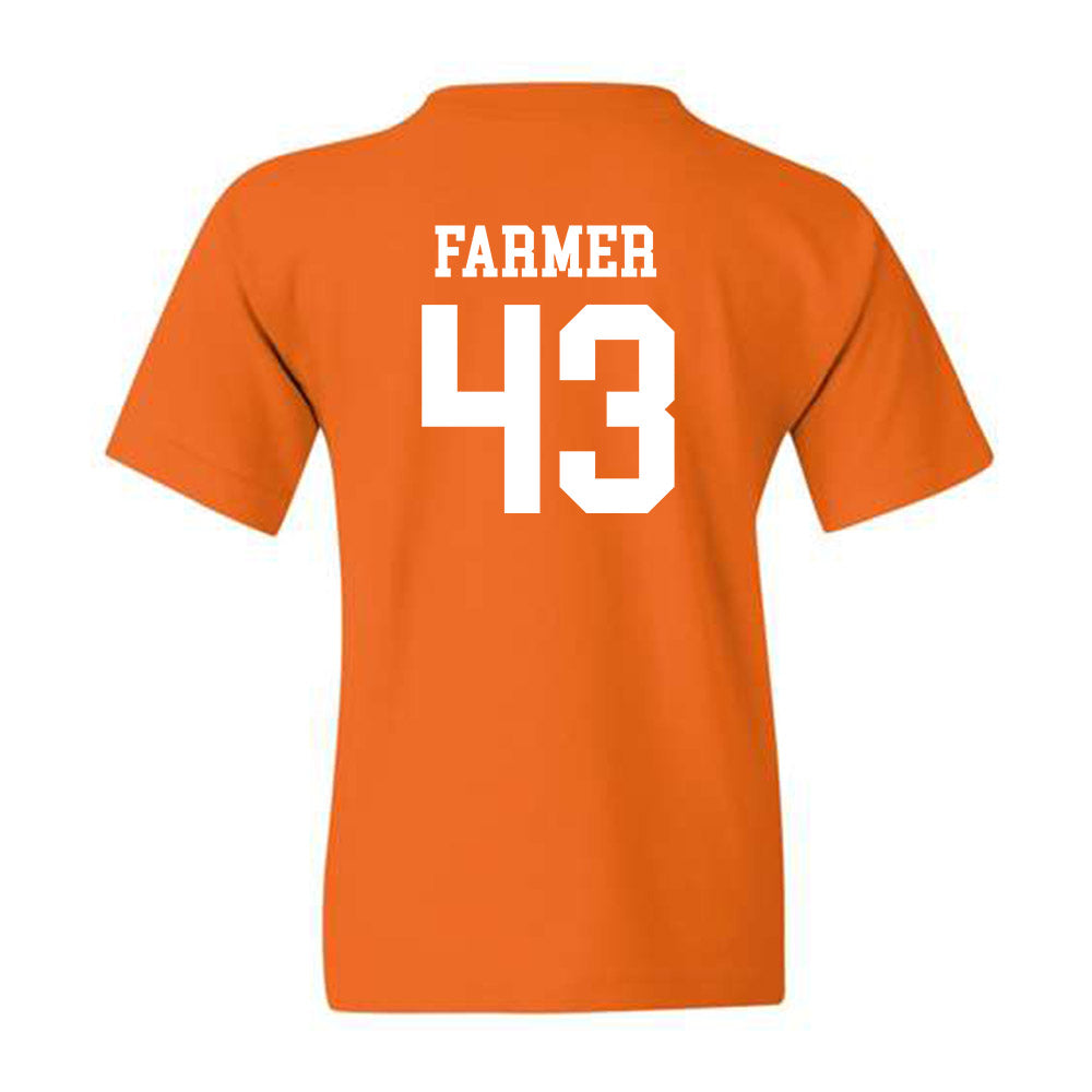 Texas - NCAA Baseball : Tommy Farmer - Classic Shersey Youth T-Shirt