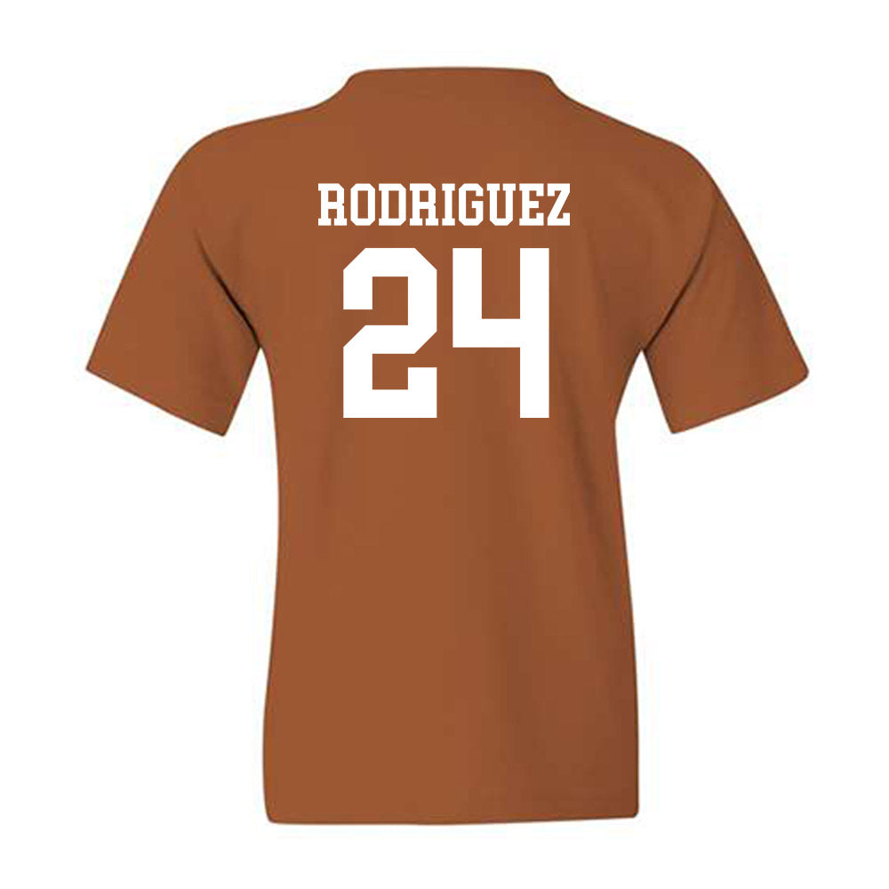 Texas - NCAA Baseball : Adrian Rodriguez - Classic Shersey Youth T-Shirt-1