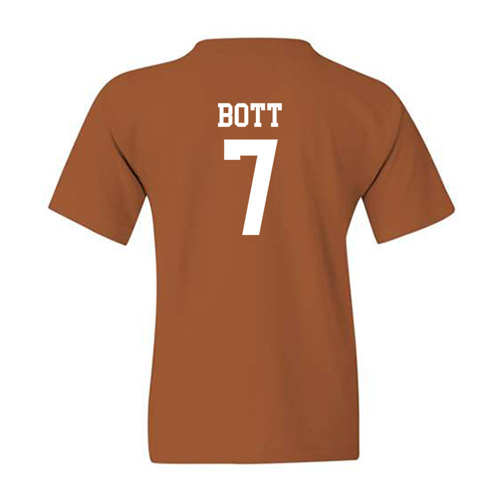 Texas - NCAA Men's Basketball : Cole Bott - Classic Shersey Youth T-Shirt-1