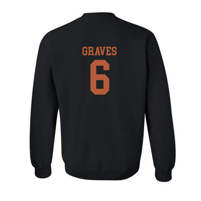 Texas - NCAA Women's Basketball : Sarah Graves - Classic Shersey Crewneck Sweatshirt-1