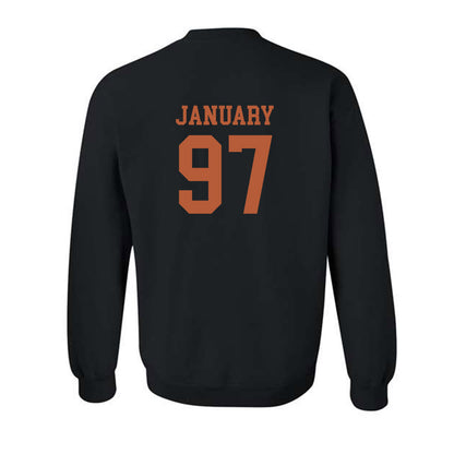 Texas - NCAA Football : Alex January - Classic Shersey Crewneck Sweatshirt