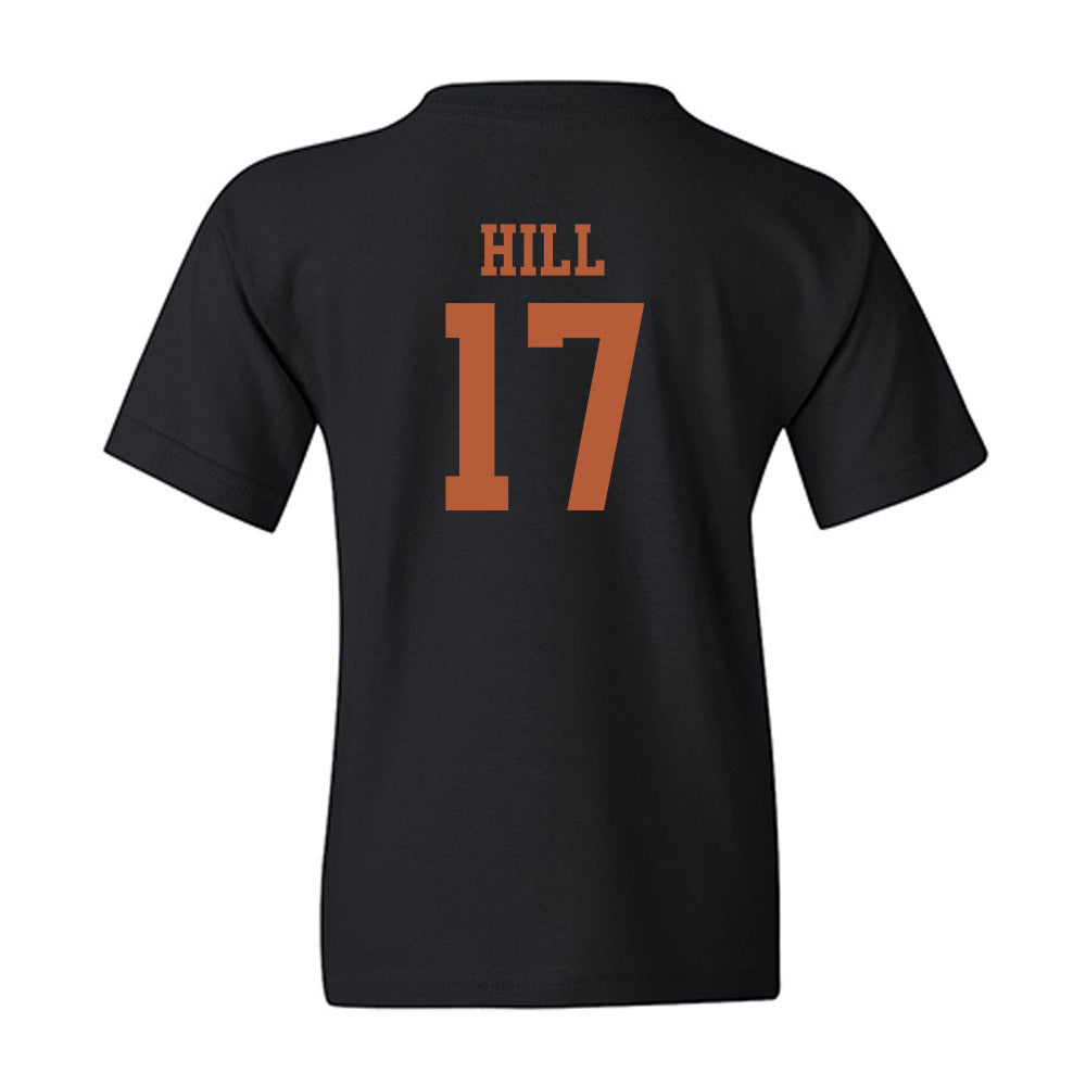 Texas - NCAA Baseball : Will Hill - Classic Shersey Youth T-Shirt-1