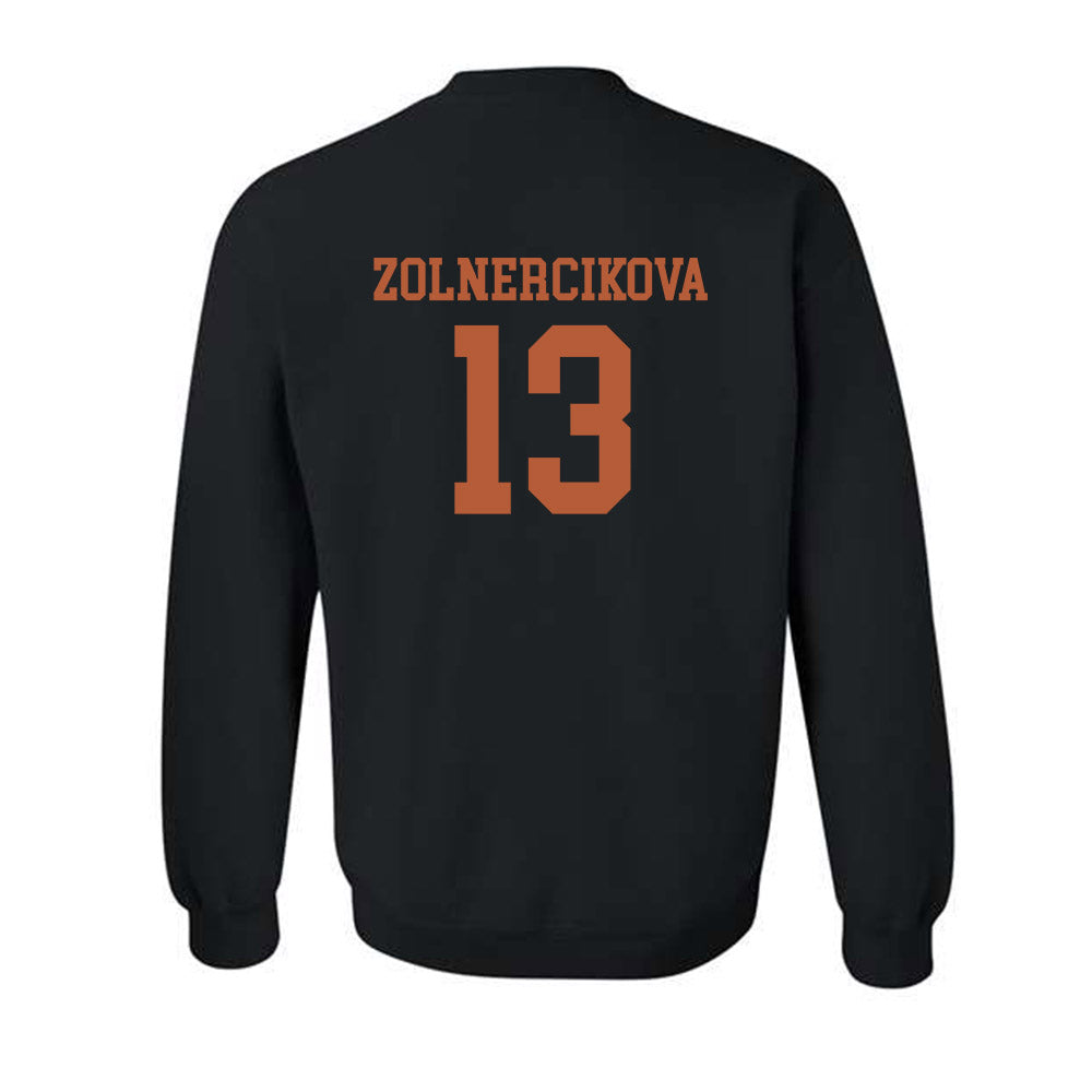 Texas - NCAA Beach Volleyball : Karin Zolnercikova - Classic Shersey Crewneck Sweatshirt-1