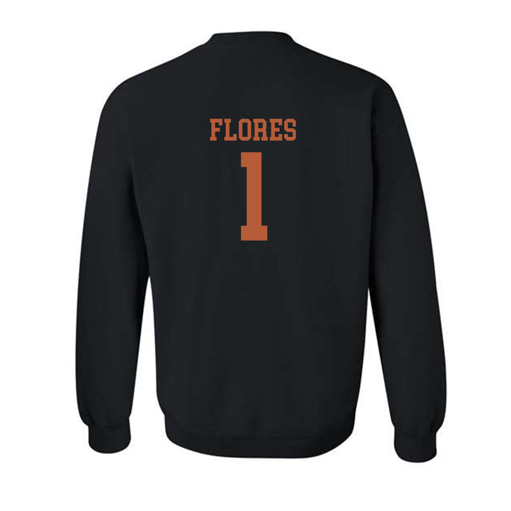 Texas - NCAA Baseball : Jalin Flores - Crewneck Sweatshirt