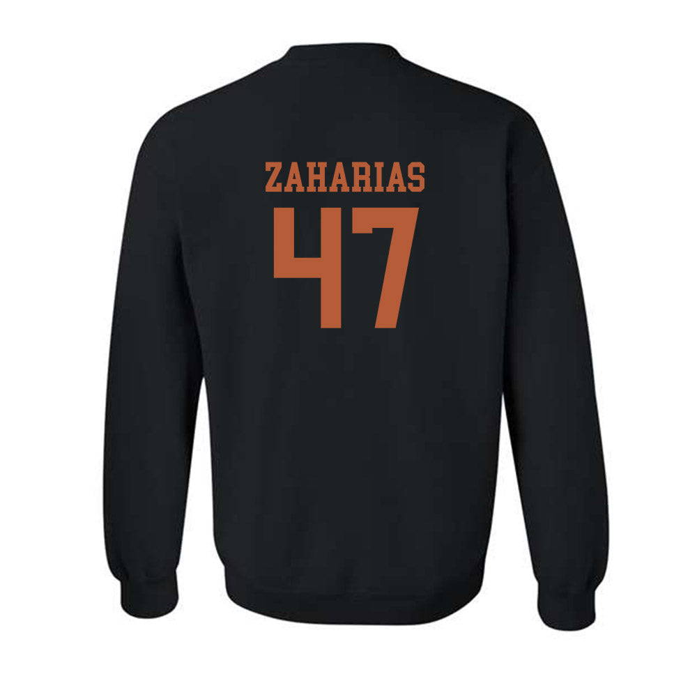 Texas - NCAA Baseball : George Zaharias - Crewneck Sweatshirt