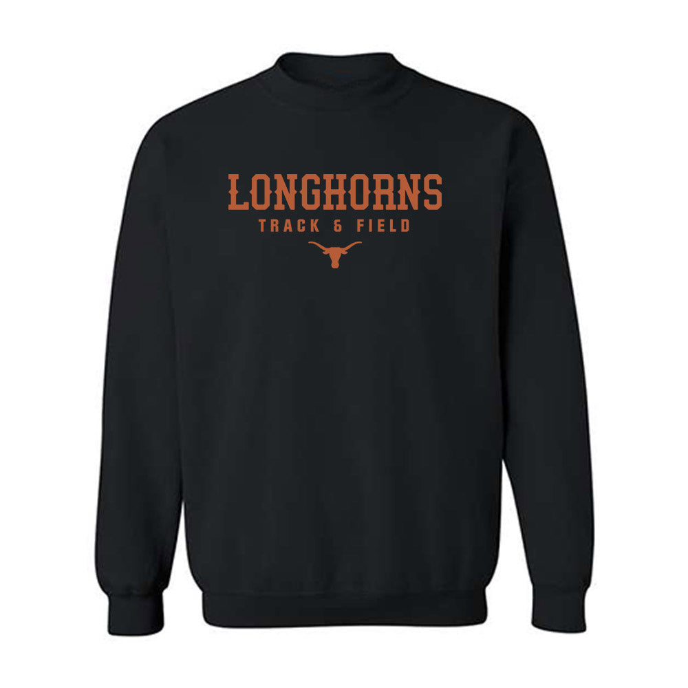 Texas - NCAA Men's Track & Field : Logan Patete - Classic Shersey Crewneck Sweatshirt-0
