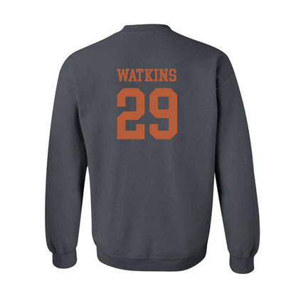 Texas - NCAA Football : Reid Watkins - Classic Shersey Crewneck Sweatshirt-1