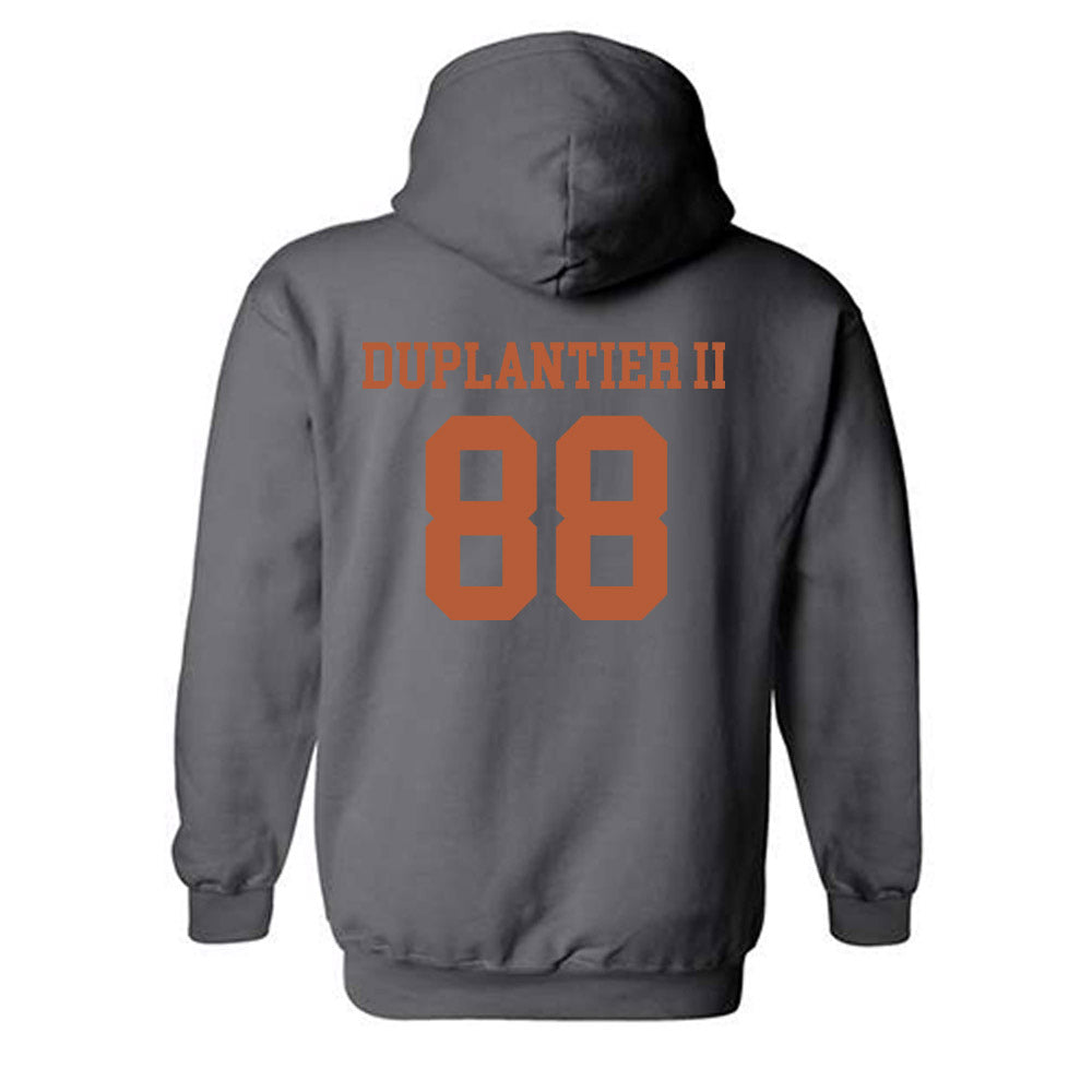 Texas - NCAA Baseball : Andre Duplantier II - Classic Shersey Hooded Sweatshirt-1