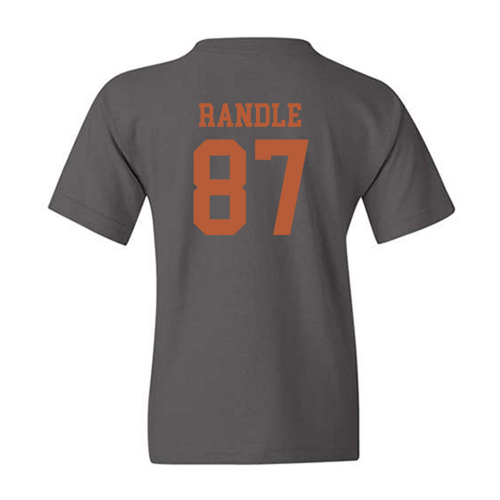 Texas - NCAA Football : Will Randle - Classic Shersey Youth T-Shirt-1