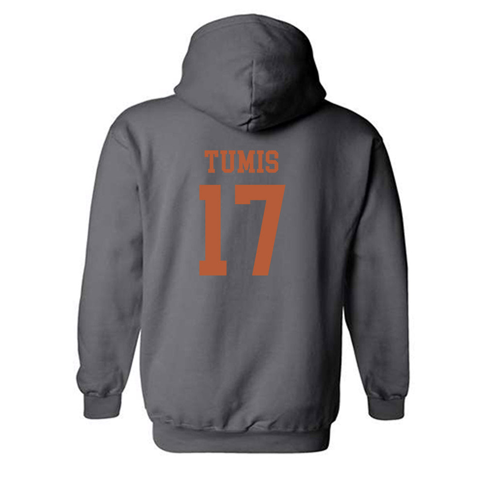 Texas - NCAA Baseball : Easton Tumis - Classic Shersey Hooded Sweatshirt-1