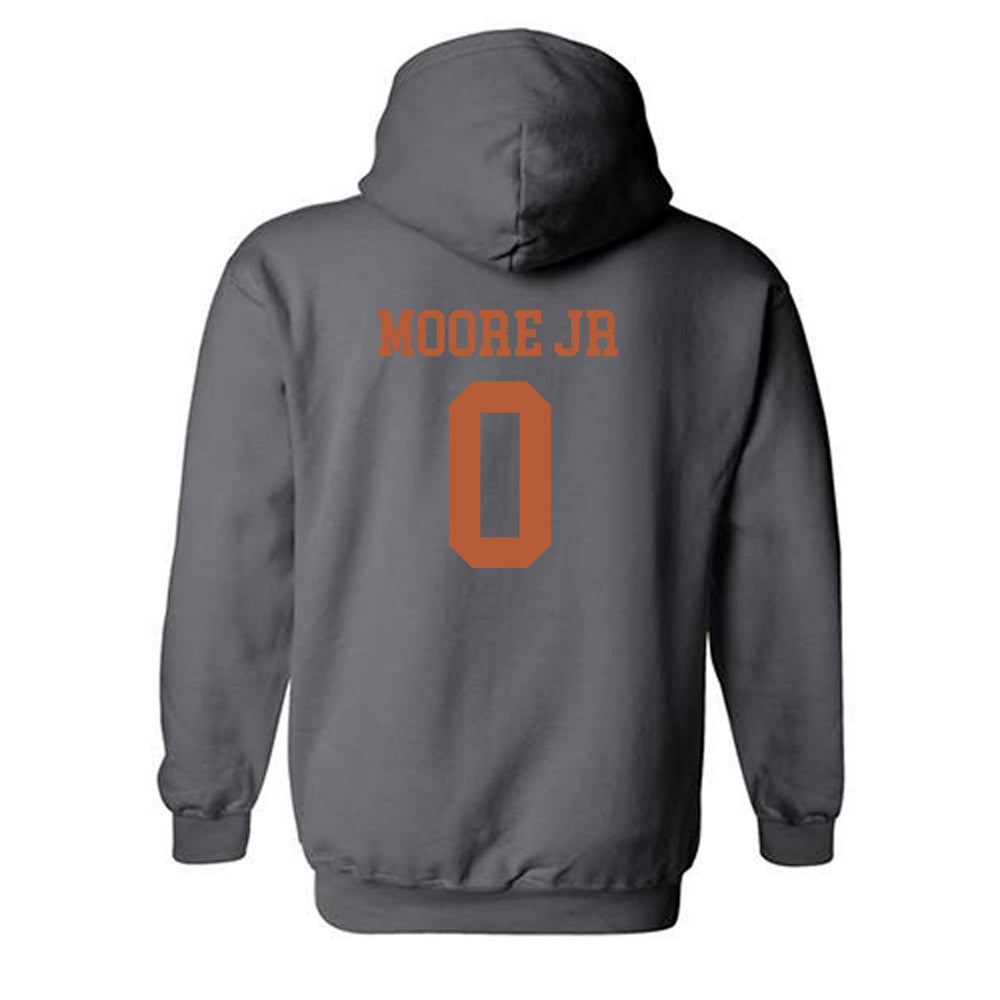 Texas - NCAA Football : Deandre Moore Jr - Classic Shersey Hooded Sweatshirt-1