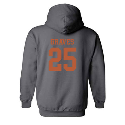 Texas - NCAA Women's Basketball : Sarah Graves - Classic Shersey Hooded Sweatshirt-1