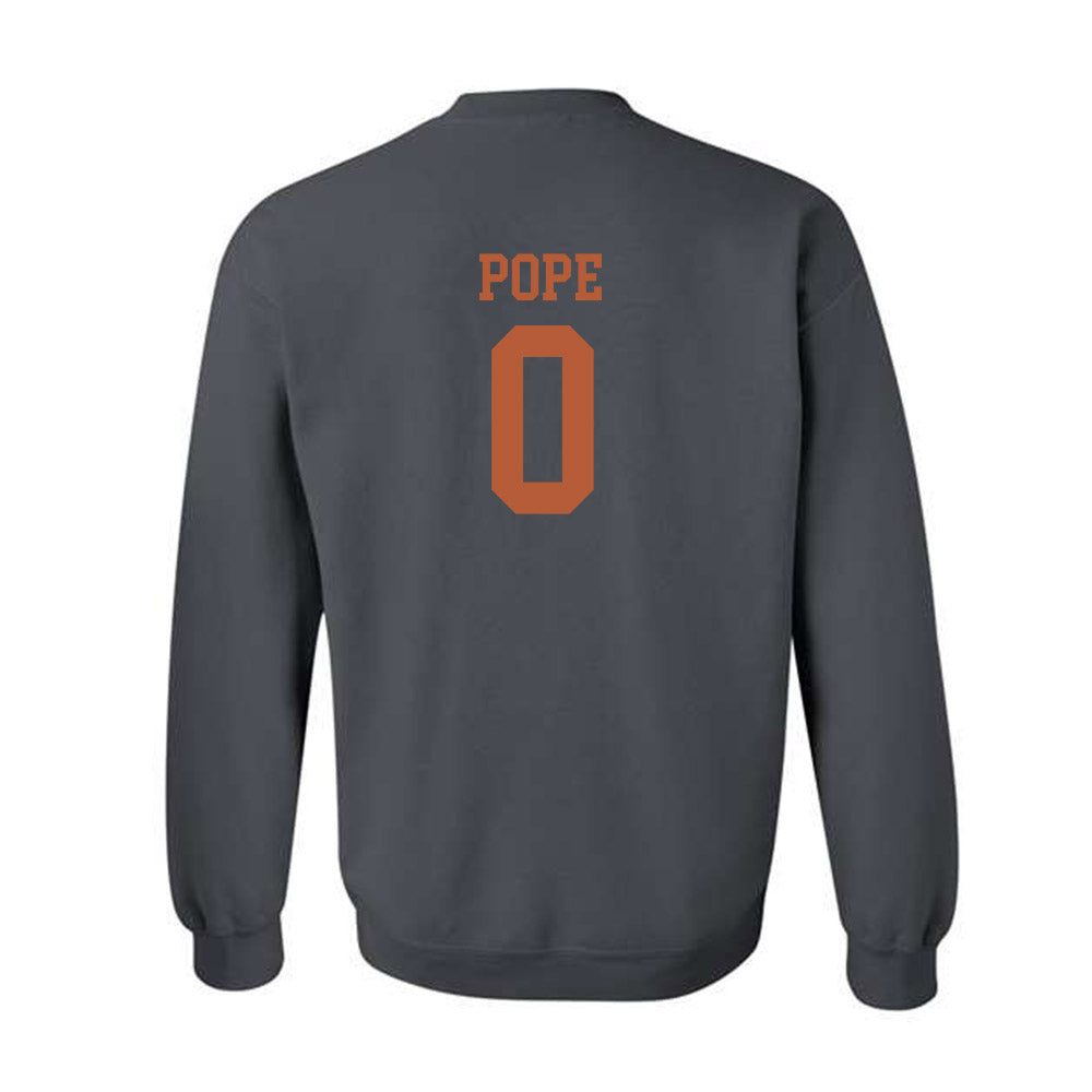 Texas - NCAA Men's Basketball : Jordan Pope - Classic Shersey Crewneck Sweatshirt-1