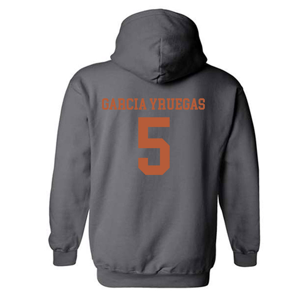 Texas - NCAA Baseball : Felix Garcia Yruegas - Classic Shersey Hooded Sweatshirt-1