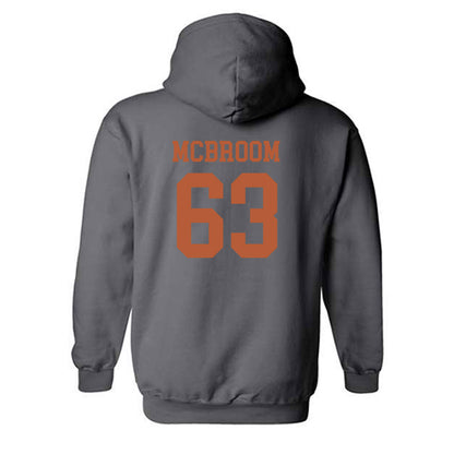 Texas - NCAA Football : Rick Mcbroom - Classic Shersey Hooded Sweatshirt-1