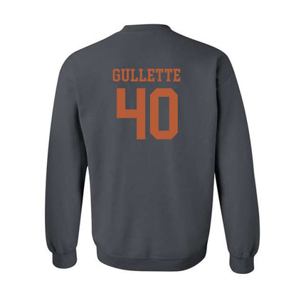 Texas - NCAA Football : Derion Gullette - Classic Shersey Crewneck Sweatshirt-1