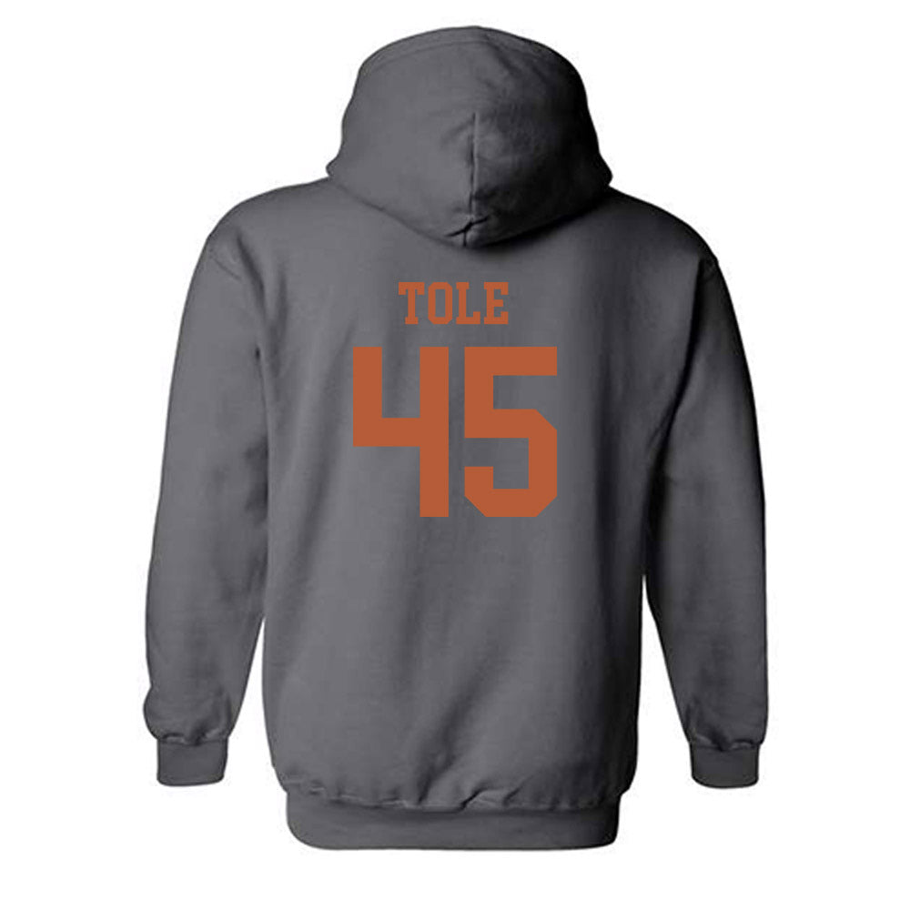 Texas - NCAA Baseball : Heston Tole - Classic Shersey Hooded Sweatshirt-1