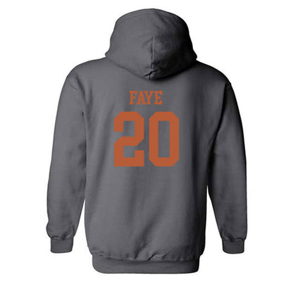 Texas - NCAA Women's Basketball : Khadija Faye - Classic Shersey Hooded Sweatshirt-1