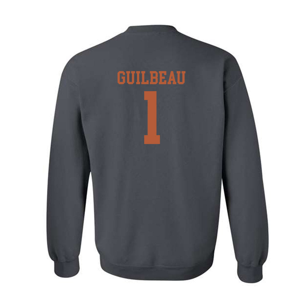 Texas - NCAA Football : Jaylon Guilbeau - Classic Shersey Crewneck Sweatshirt-1