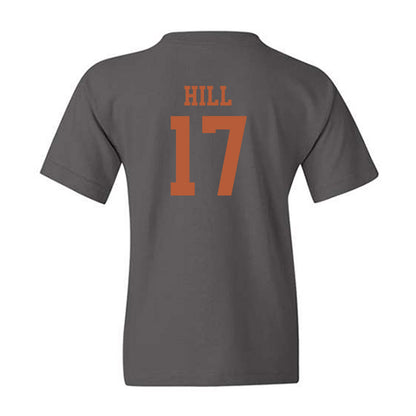 Texas - NCAA Baseball : Will Hill - Classic Shersey Youth T-Shirt-1