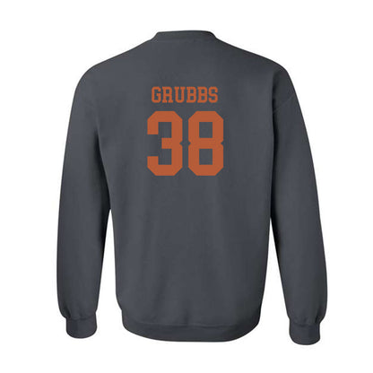 Texas - NCAA Baseball : Max Grubbs - Classic Shersey Crewneck Sweatshirt-1