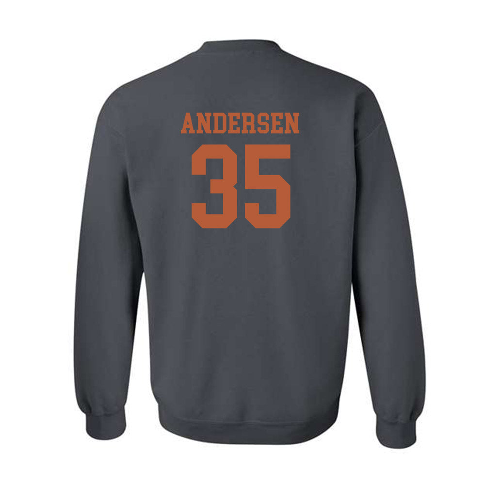 Texas - NCAA Football : Rett Andersen - Classic Shersey Crewneck Sweatshirt-1