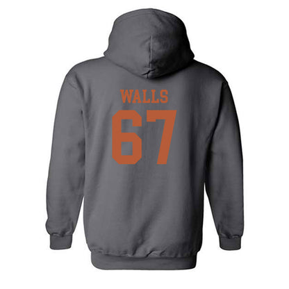 Texas - NCAA Baseball : Brody Walls - Classic Shersey Hooded Sweatshirt-1