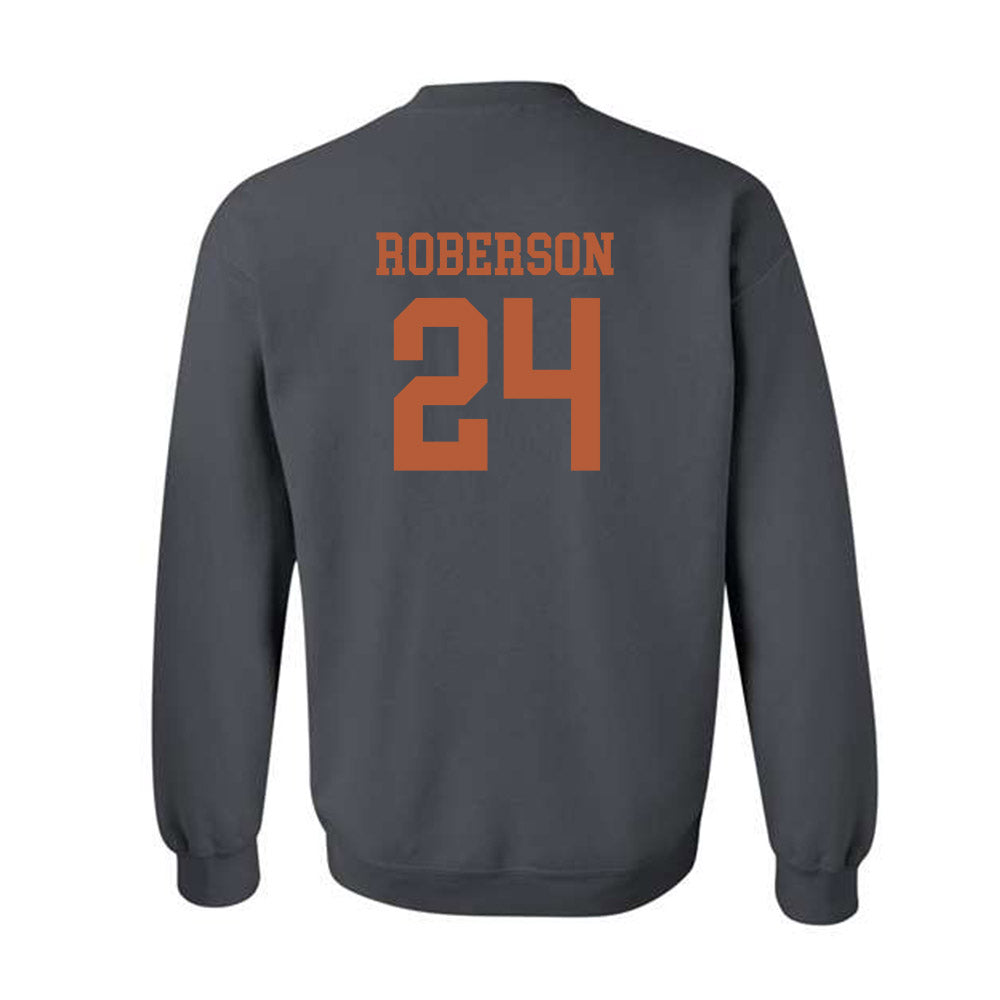 Texas - NCAA Football : Warren Roberson - Classic Shersey Crewneck Sweatshirt-1