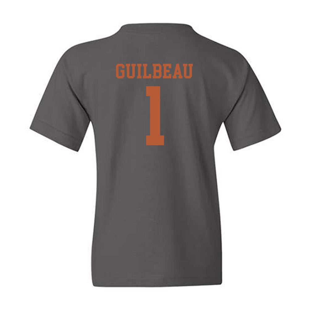 Texas - NCAA Football : Jaylon Guilbeau - Classic Shersey Youth T-Shirt-1