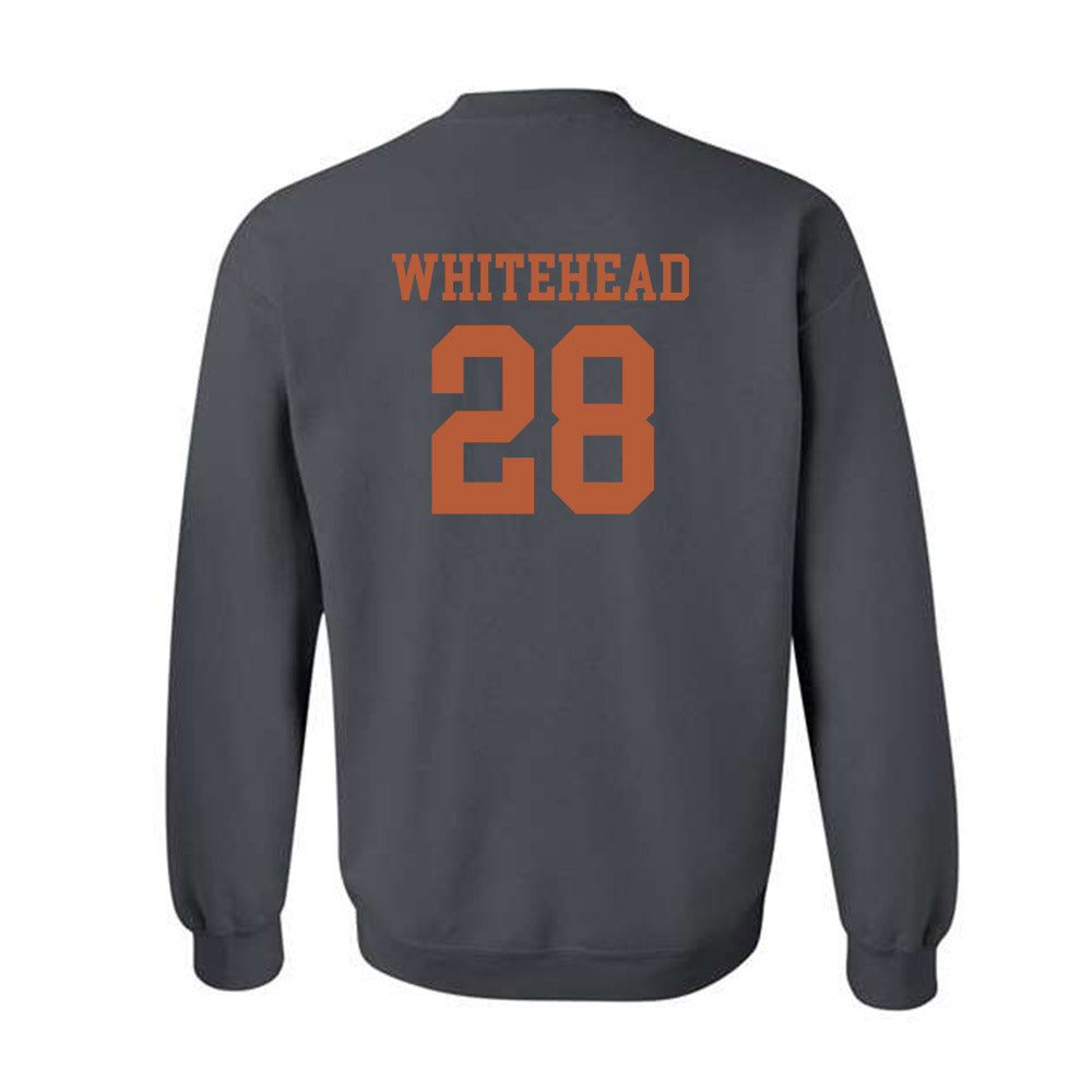 Texas - NCAA Baseball : Ace Whitehead - Classic Shersey Crewneck Sweatshirt-1