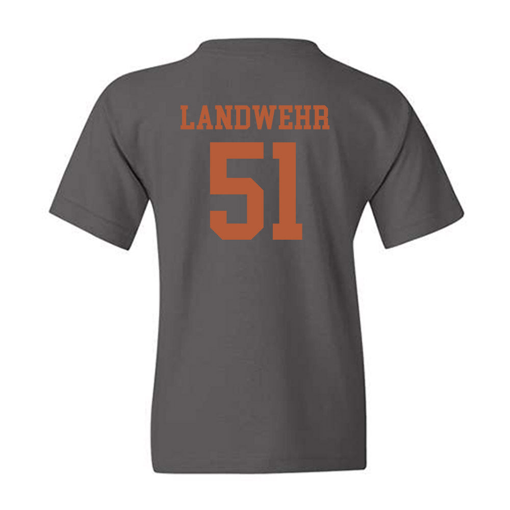 Texas - NCAA Football : Marshall Landwehr - Classic Shersey Youth T-Shirt-1