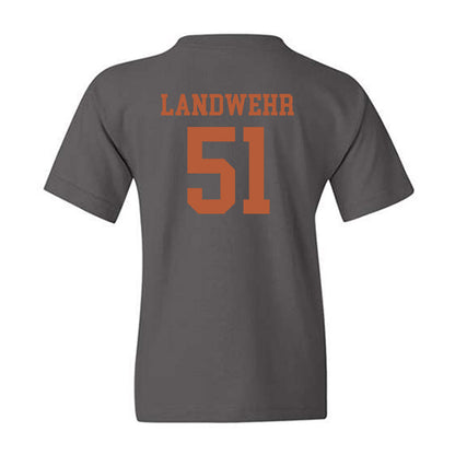 Texas - NCAA Football : Marshall Landwehr - Classic Shersey Youth T-Shirt-1