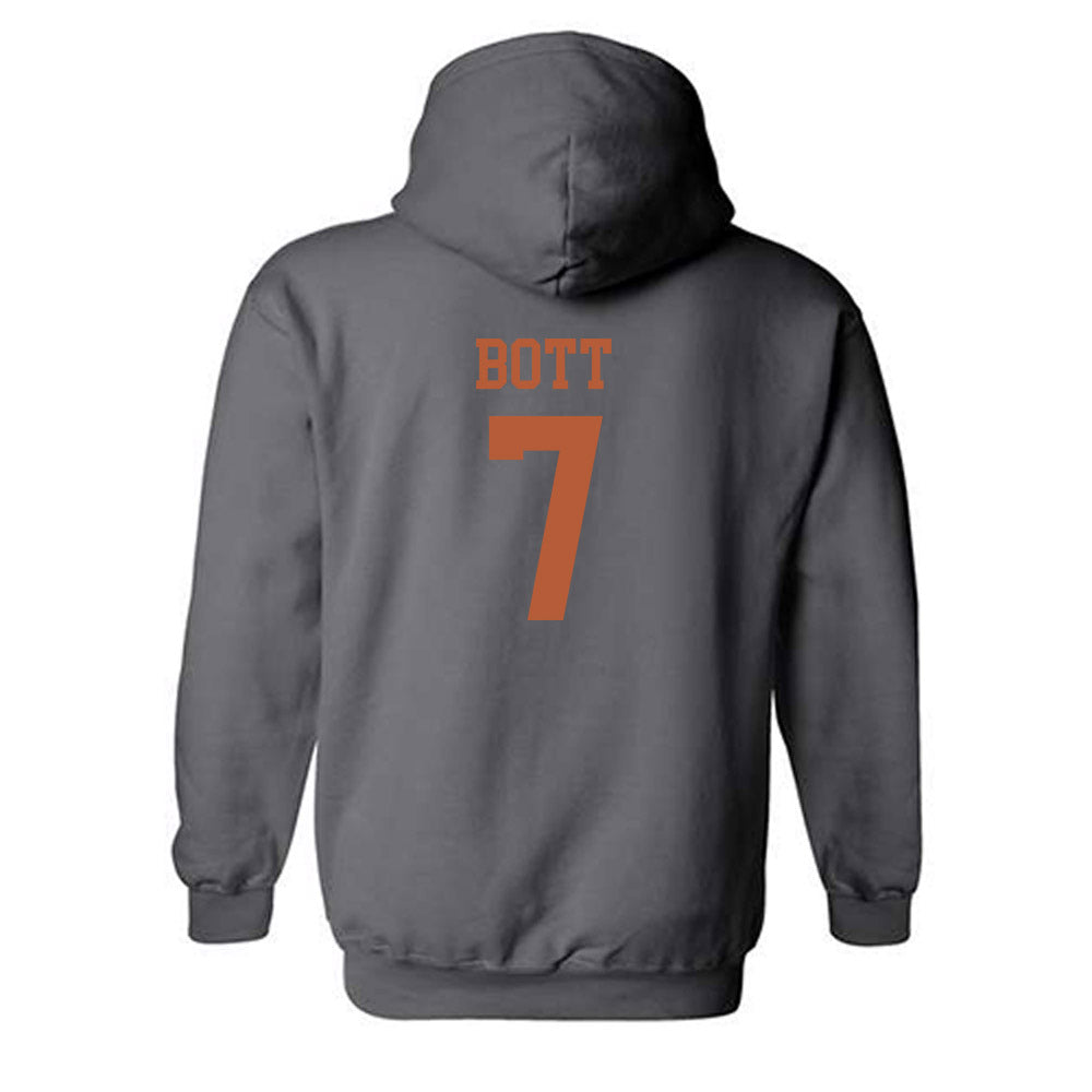 Texas - NCAA Men's Basketball : Cole Bott - Classic Shersey Hooded Sweatshirt-1