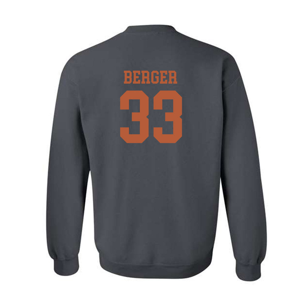 Texas - NCAA Football : Carson Berger - Classic Shersey Crewneck Sweatshirt-1
